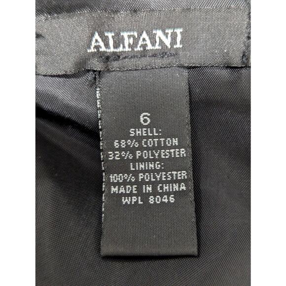 ALFANI! STUNNING! ELEGANT JEWEL & PEARL ENCRUSTED NECK BLACK SHELL DRESS! SZ 6 - Picture 7 of 9